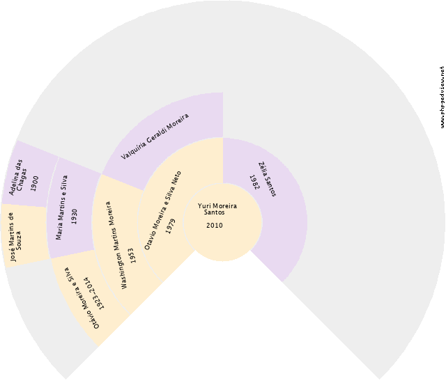 Rosa Alves Gráfico de Ascendência