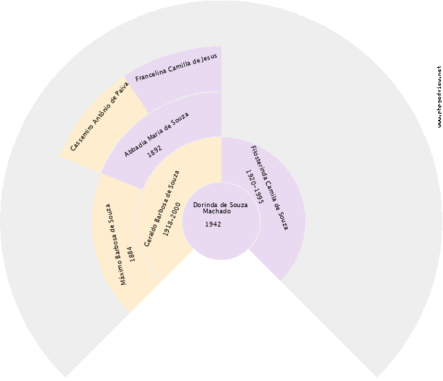 Dirceu Gutierrez Molina Gráfico de Ascendência