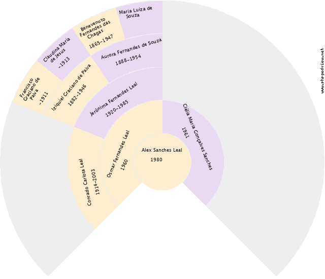 Pedro Pereira Camargo Gráfico de Ascendência
